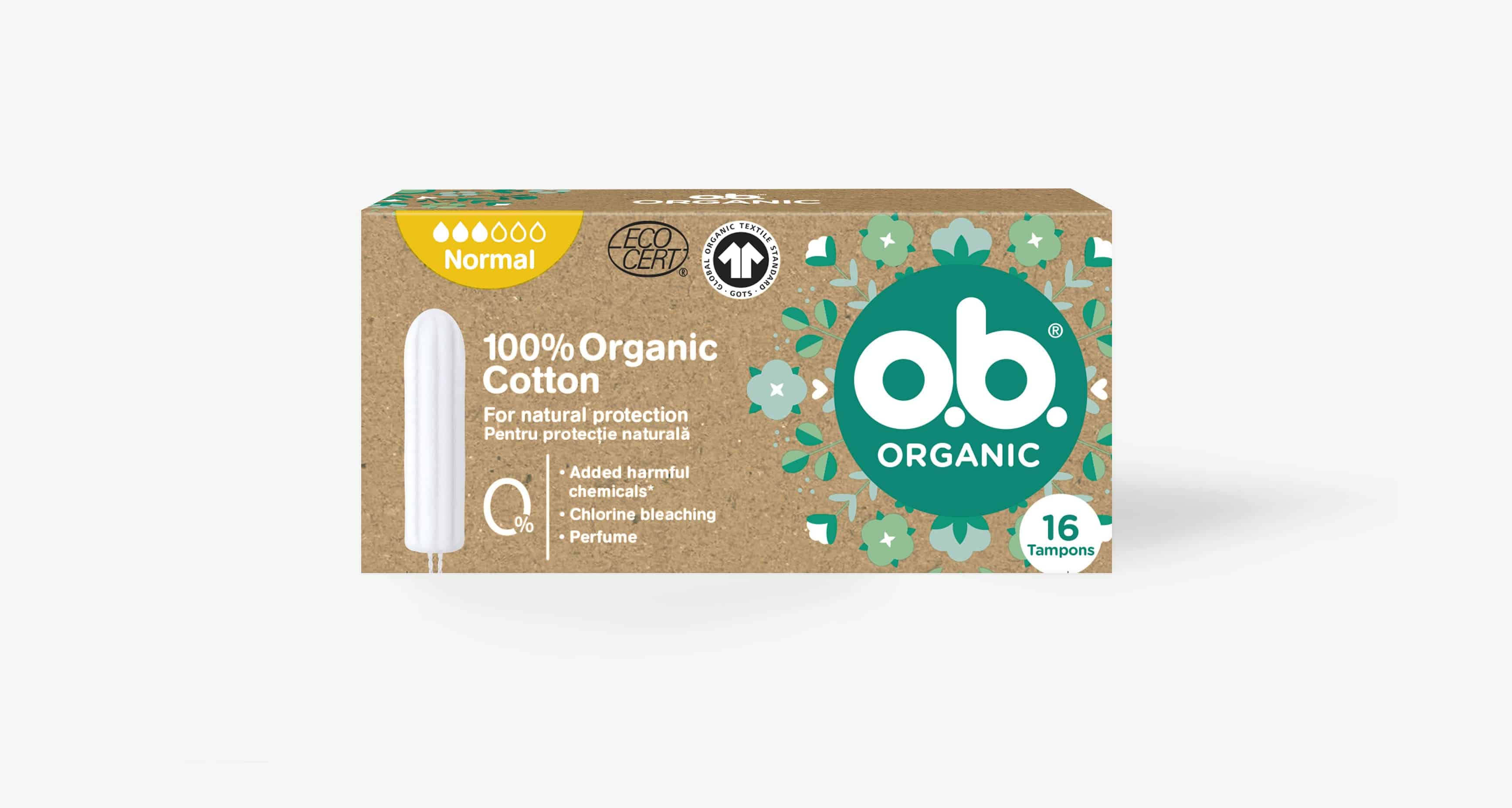 Тампони o.b. ORGANIC нормал 16 бр