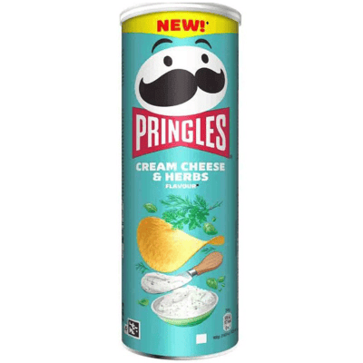 Чипс Pringles с крема сирене/билки 165гр