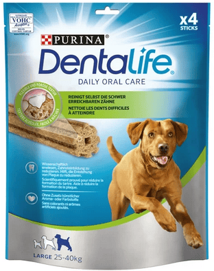 Лакомство Dentalife едри породи 142 гр.