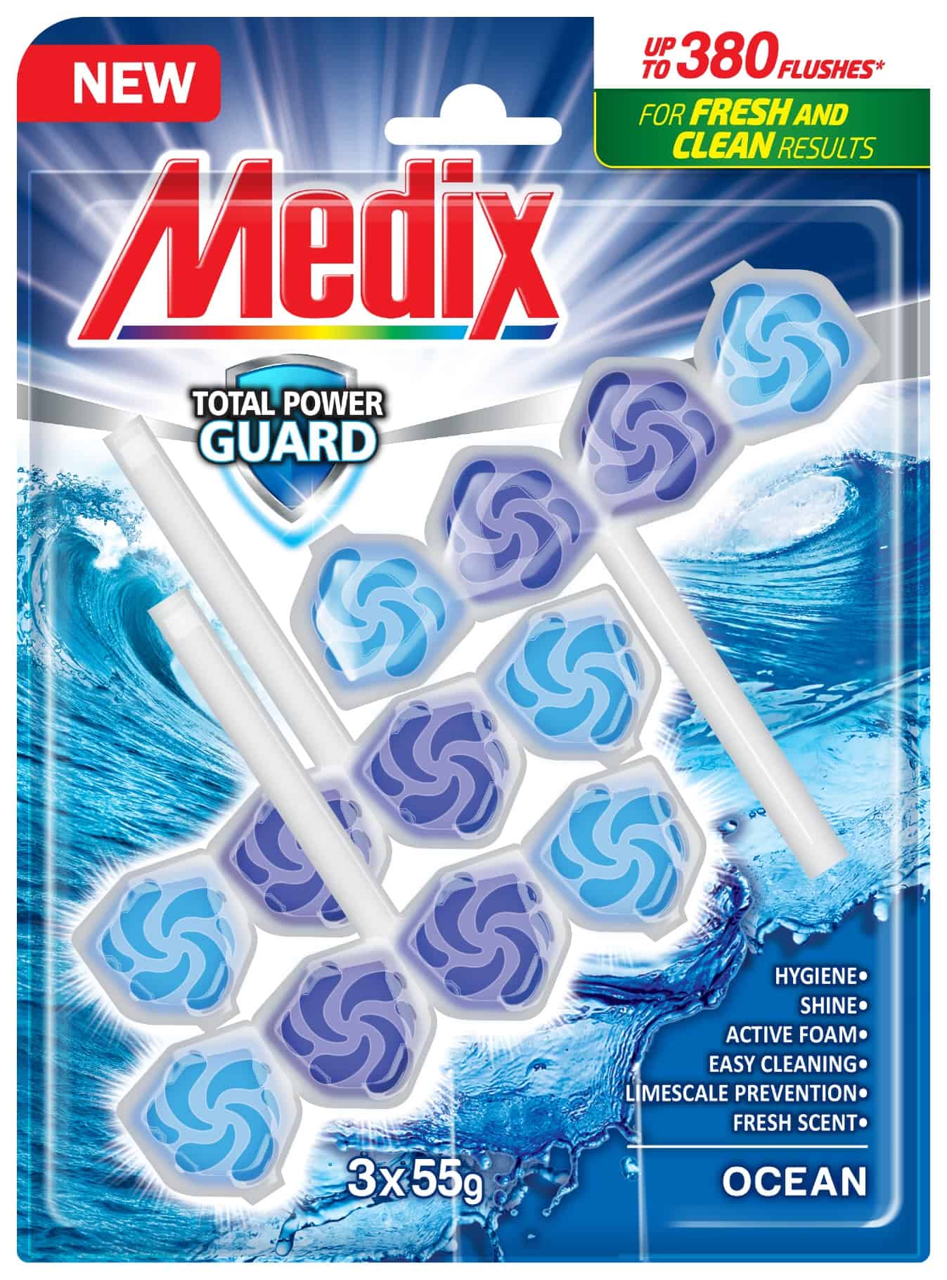 Medix WC Total Power Guard с океан 3x55гр