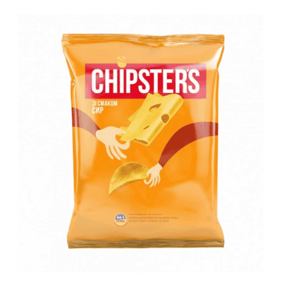 Чипс вкус на сирене 70гр Chipsters