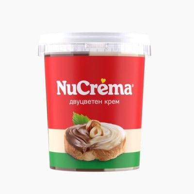 Течен Шоколад NuCrema Двуцветен 400гр