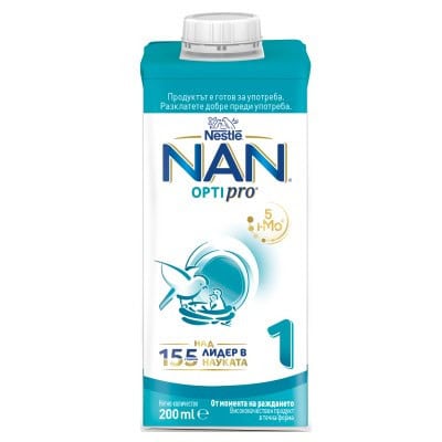 Теч.формула кърмачета nan optipro 1 200гр