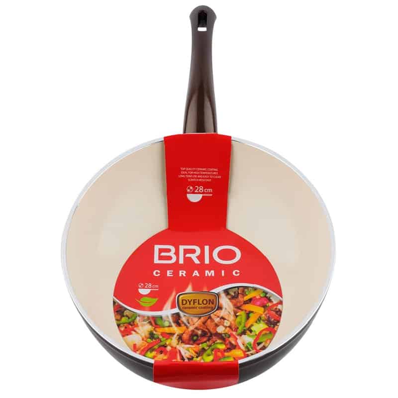 Тиган WOK Brio Ceramic 28см