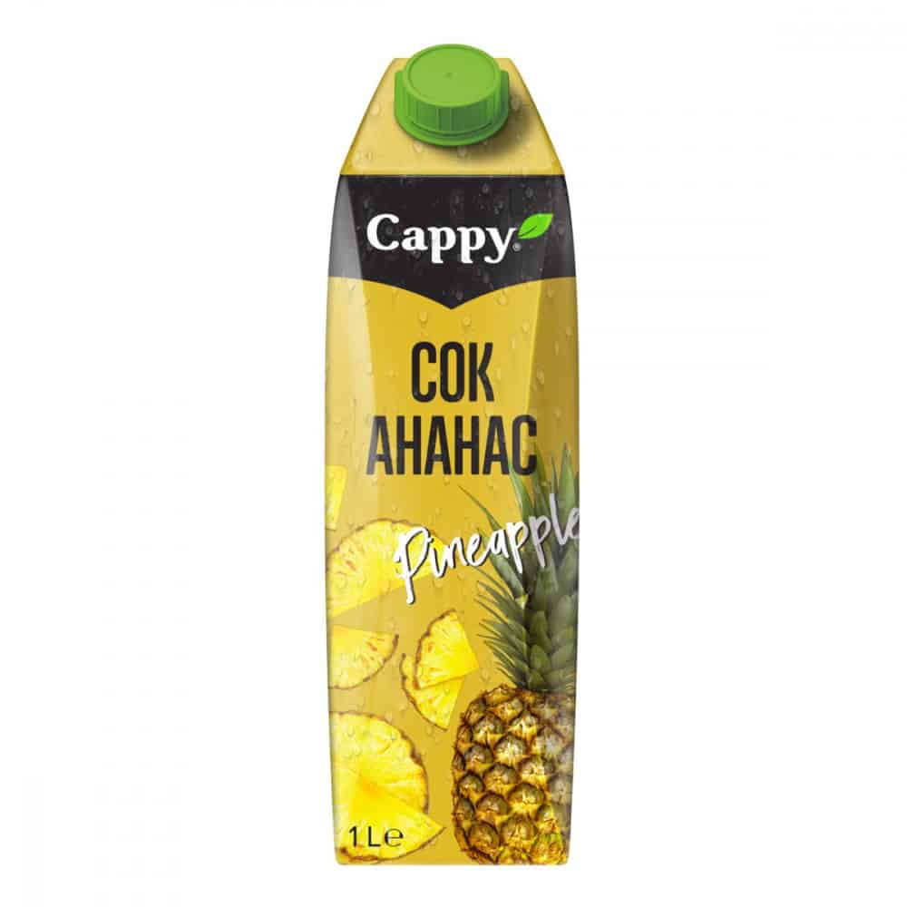 Натурален сок Cappy Ананас 100% 1л