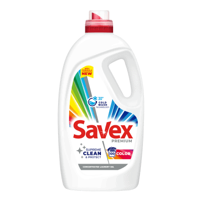 Течен перилен преп.Savex Колор 4,5л/100пр