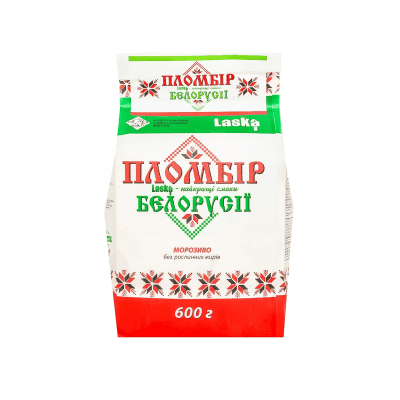 Сладолед пломбир 600гр ласка