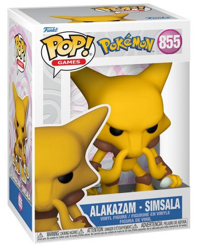 Фигура Funko POP! Pokemon - Alakazam #855