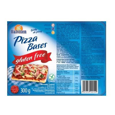 Блатове за пица без гл Balviten 300гр 3 бр