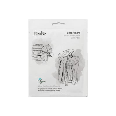 Маска за лице с активен въглен Ecobe 25мл