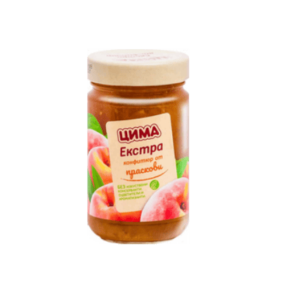 Конфитюр Cima Праскова с парч. плод 360гр
