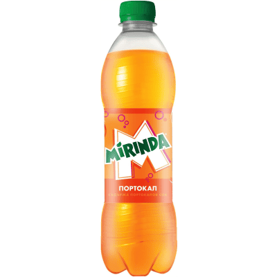 Газирана напитка Mirinda с портокал 0.5л