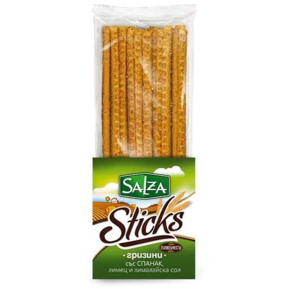 Гризини Salza Sticks спанак 220гр