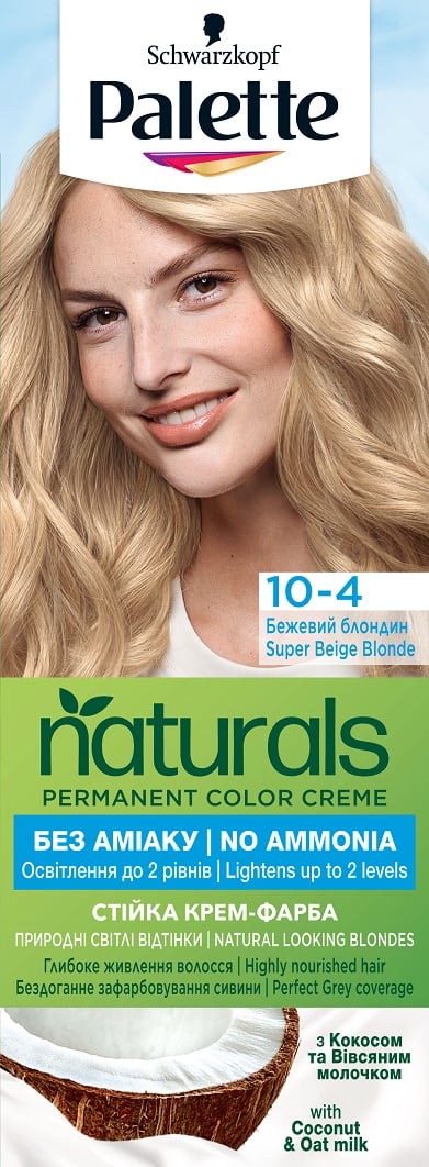 Боя за коса Palette Naturals 10-4 Б. Рус