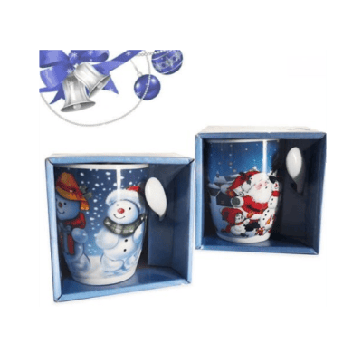 ЧНГ чаша в кутия синя с прозорец 2267 А