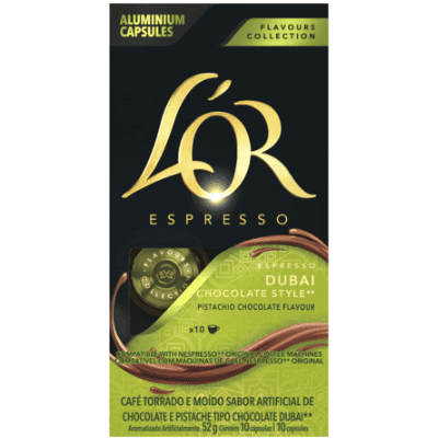 Кафе L`or dubai chocolate style капс 10бр