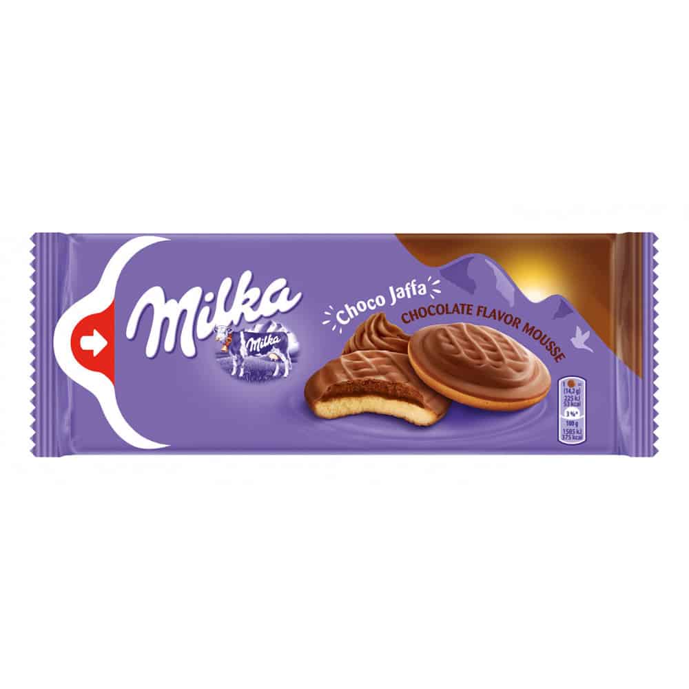 Бисквити Milka Шокоджафа мус 128гр