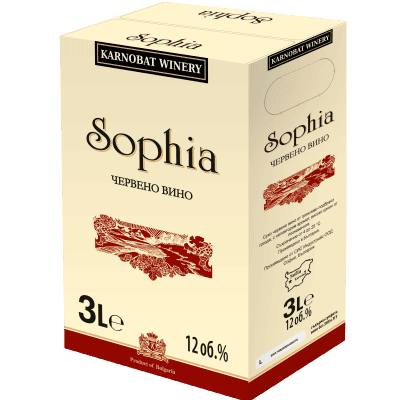 Червено вино Sophia Karnobat  3л