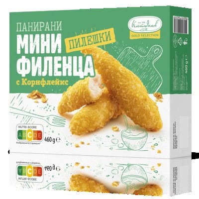 Пил.мини филенца с корнфлейкс 460гр