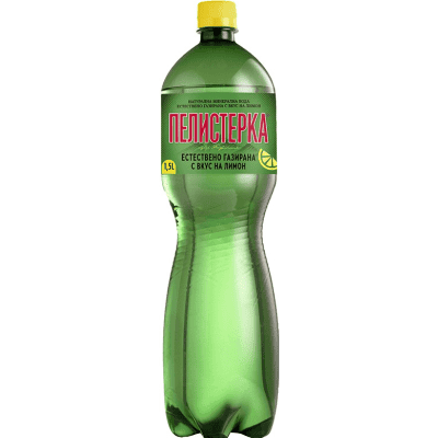 Пелистерка газирана вода вкус лимон 1.5л