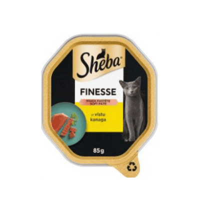 Пастет Sheba трей с птиче 85гр