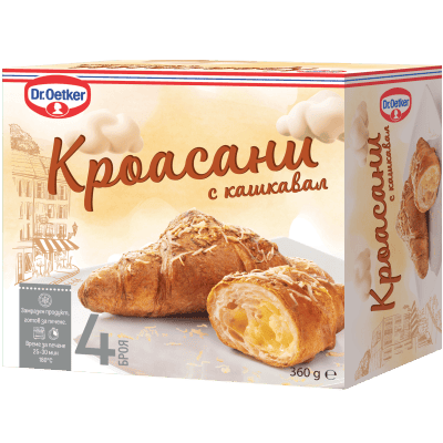 Замр.кроасани Dr.Oetker с кашкавал 360гр