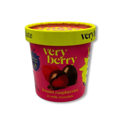 Малини в млечен шоколад  very berry 150гр