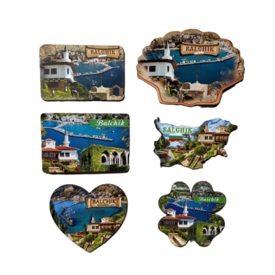 Магнит дървен различни форми 