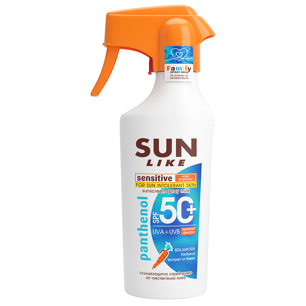 Мляко слънцез.Sun Like SPF 50+Family 250мл