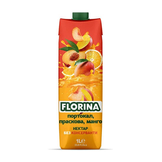 Пл. напитка Florina Порт/Манго 50% 1л