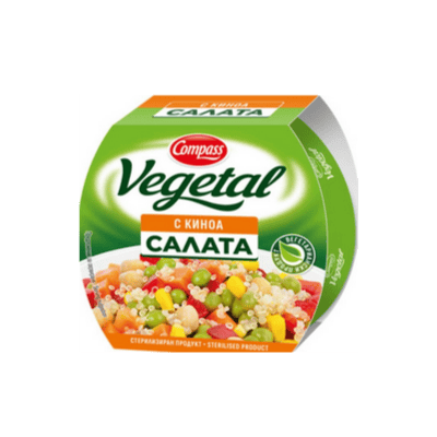 Салата компас vegetal с киноа 160гр