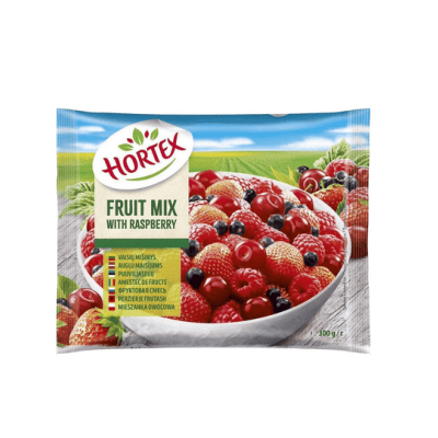 Замр.плодов микс с малини hortex 300гр