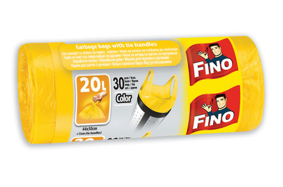 Торби за смет Fino с дръжки 20л/30бр