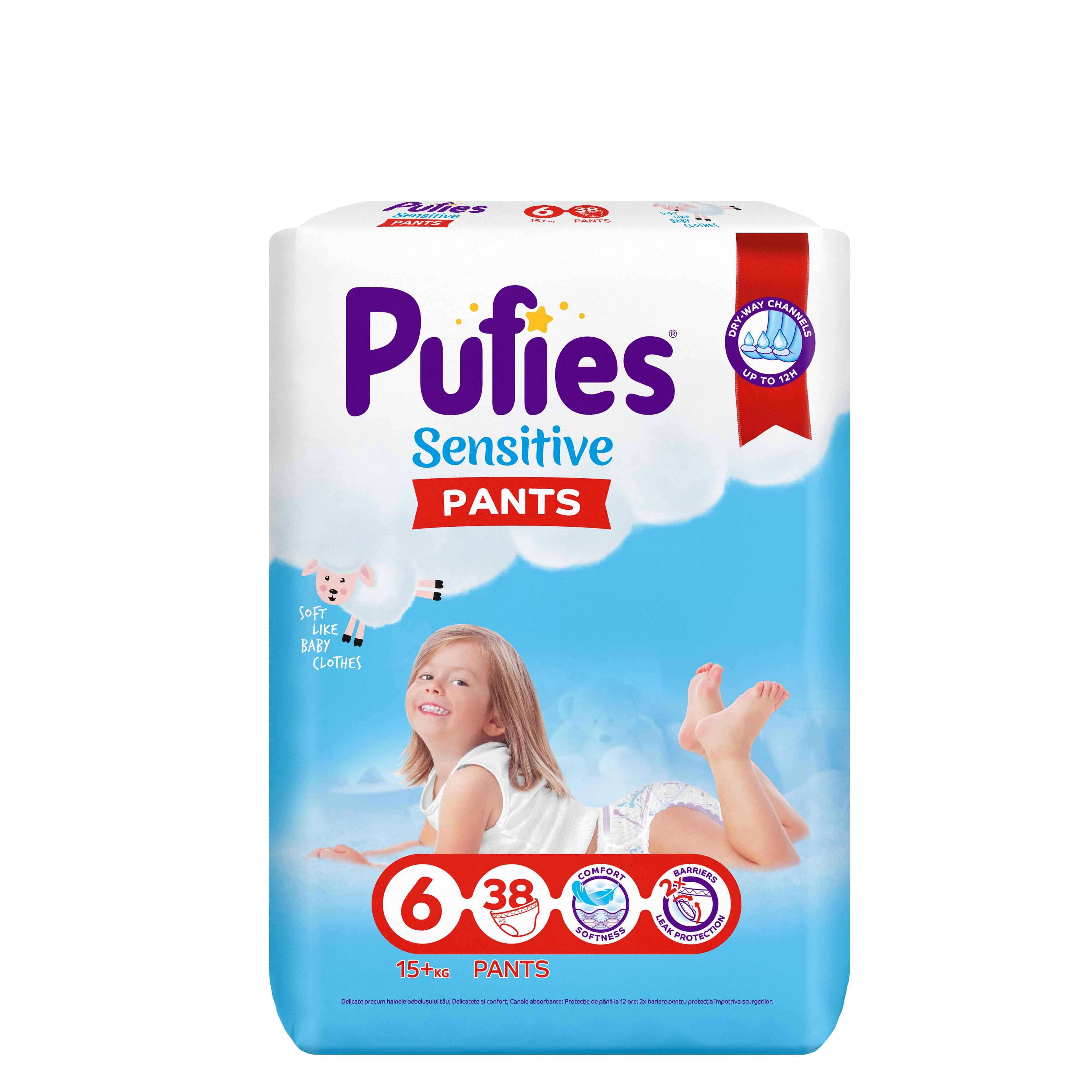 Гащички Pufies Sensitive екстра 38бр