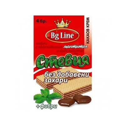 Вафли стевия какао без захар 90гр