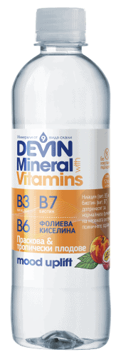 Мин.вода Devin Vitamins троп.прас 0,425 л.