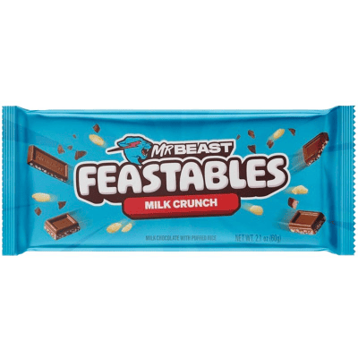 Крънч шоколад Mr. Beast Feastables 60гр