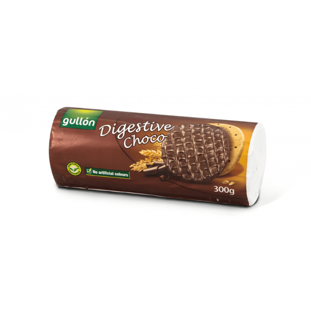 Бисквити Gullon Digestive Choco 300 гр.