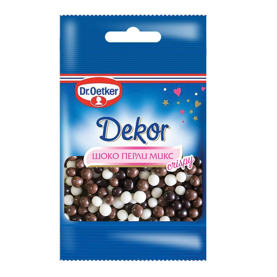 Захарни шоко перли микс Dr. Oetker 10 гр