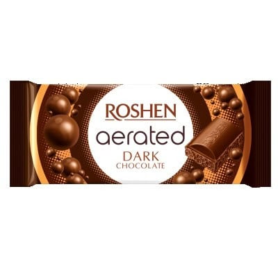 Тъмен аеро шоколад Roshen Bubble 80 гр