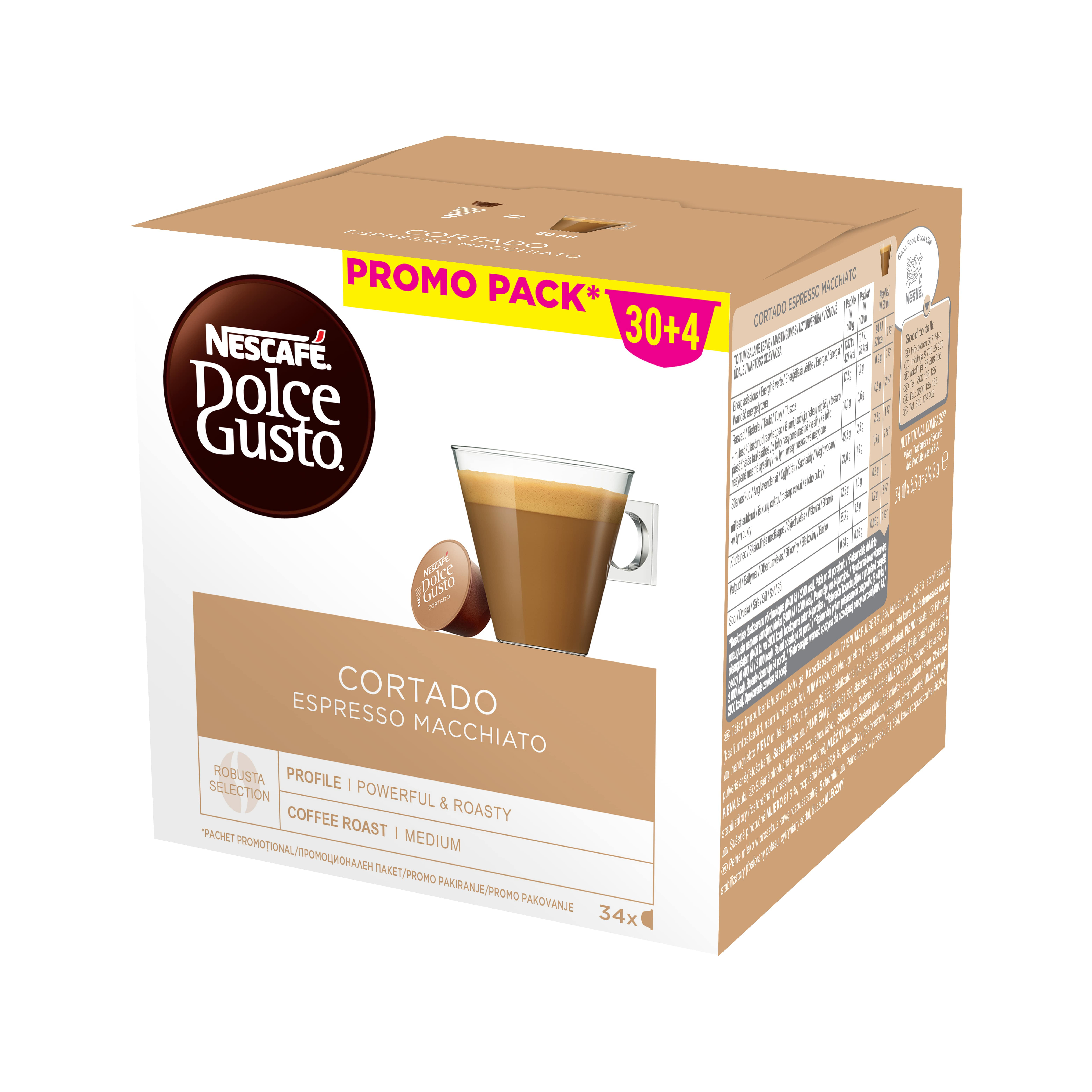 Nescafe DG Cortado капсули 30 бр