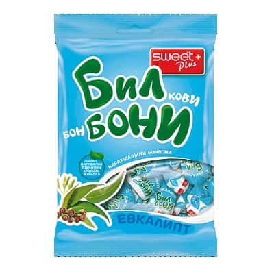 Бонбони Бил Бони евкалипт, 85 гр