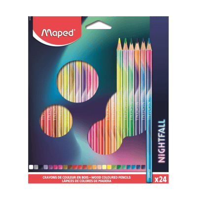 Моливи Maped Teens 24 цвята  7.80€