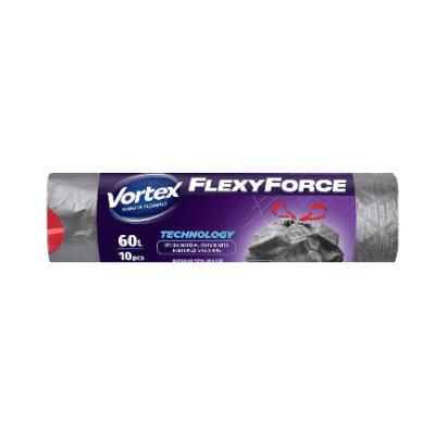 Торби за смет Vortex Flexy Force 60л/10бр