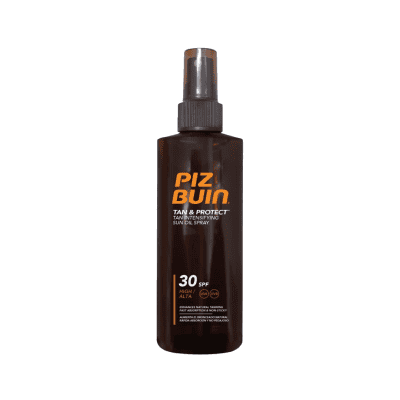 Спрей олио Piz Buin бърз тен SPF30 150мл