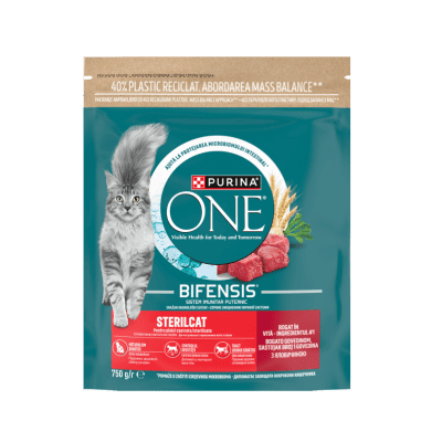 Храна purina one sterilcat гов.750гр коте