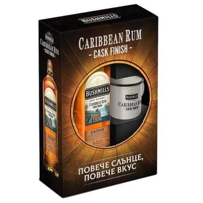 Уиски Bushmills Rum Cask 0.7л + канче