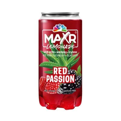 Газ.напитка MAXR алое/малина/къпина 330мл
