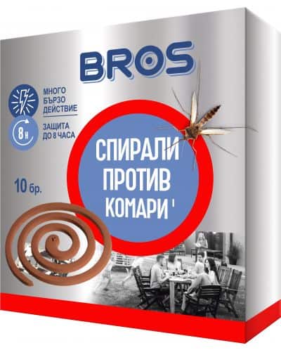 Спирали п/в комари Bros 10БР