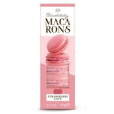 Френски макарон macarons ягода 90гр